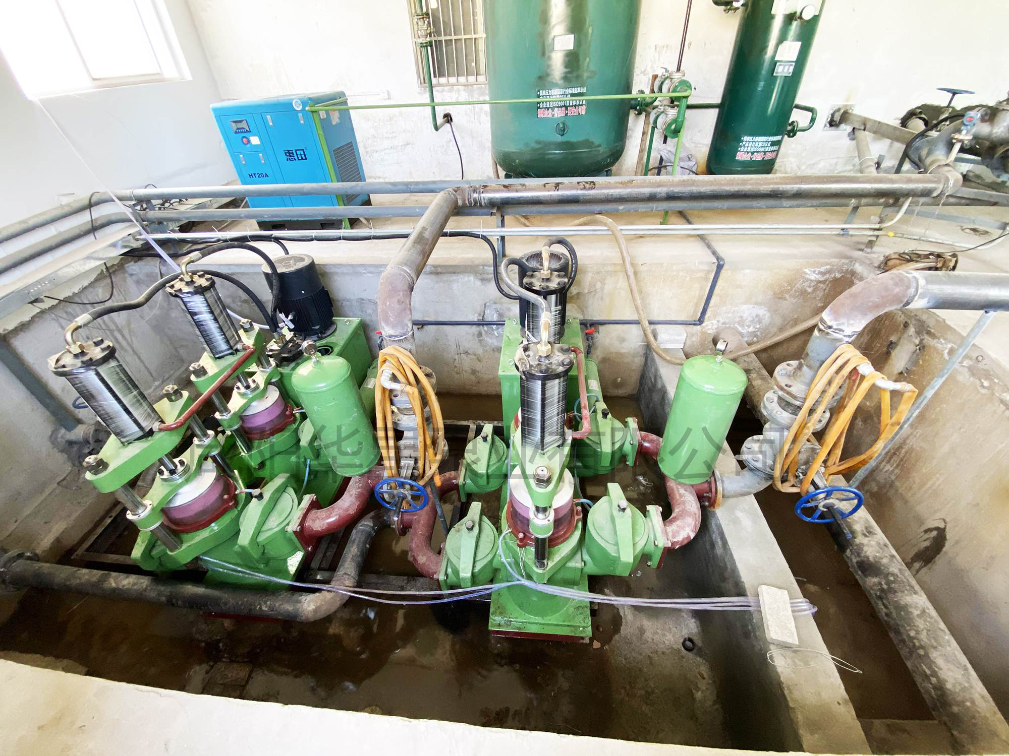 陶瓷柱塞泵替換螺桿泵現(xiàn)場(chǎng)