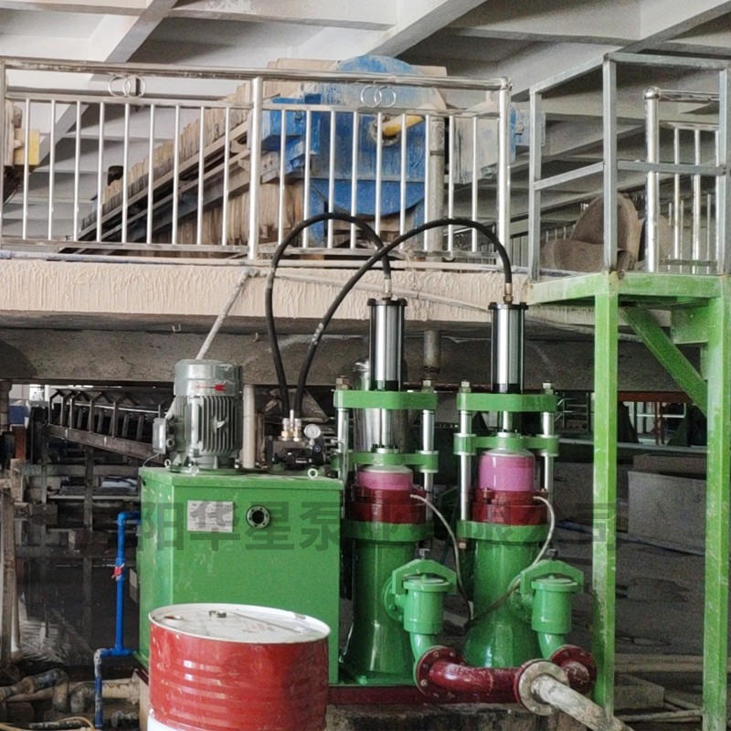 壓濾機(jī)節(jié)能進(jìn)料泵，液壓陶瓷柱塞泥漿泵